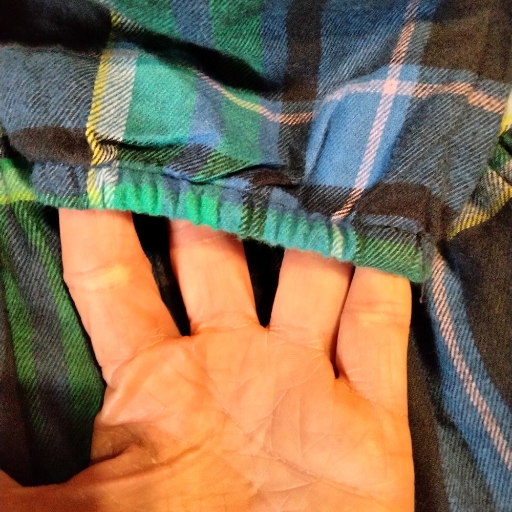 NWT Thereabouts Girls Green Blue Plaid Dress Sz S(7/8) Playtime Outdoor Fun - Picture 5 of 7